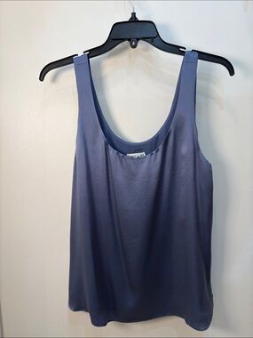 Club Monaco Slate Blue Scoop Neck Camisole